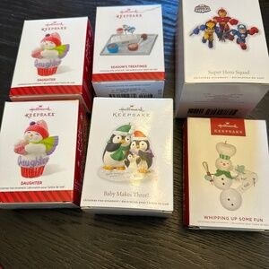 Hallmark Keepsake Ornament Bundle 9 total